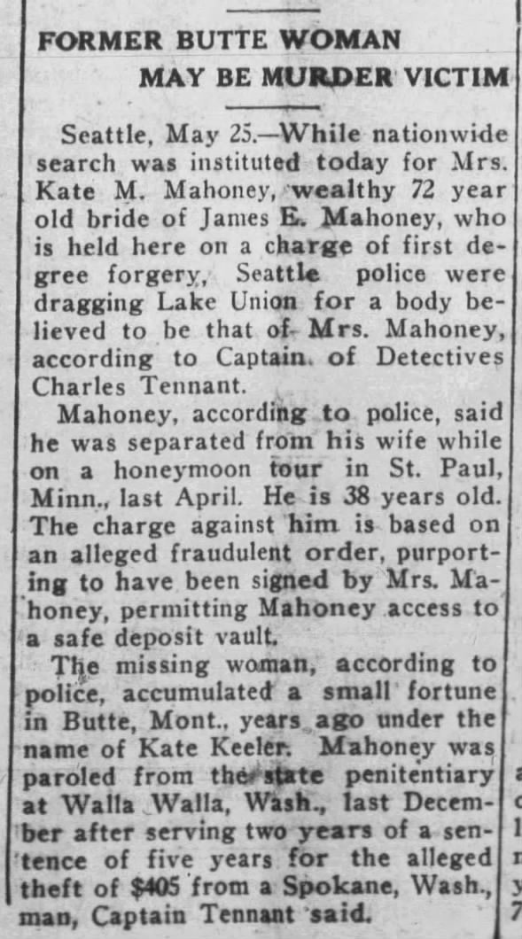 Clipping from The Independent-Record